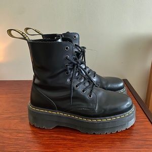 Dr. Martens Jadon platform black boots